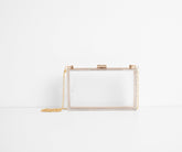 Clearly On Trend Box Clutch Ins Street